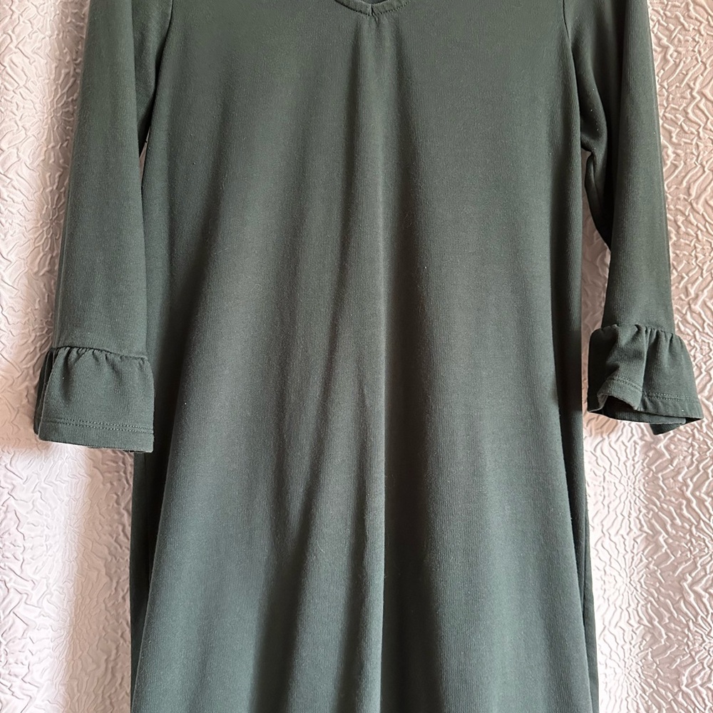 Vero Moda Olive Green Midi Dress